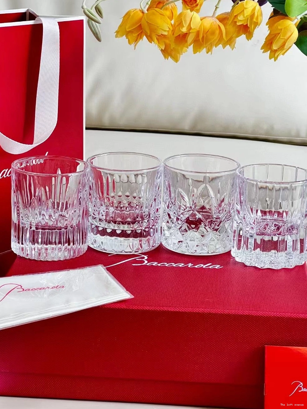 CUPS SET GLASSWARE BACCAROLA 0809